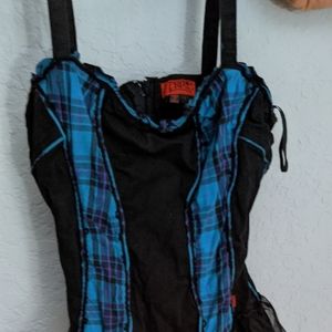 COPY - Tripp NYC💜🖤💙Corset Tulle - L